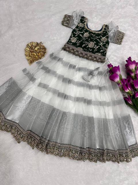 kids lehenga naylon silk Children clothing suppliers in India